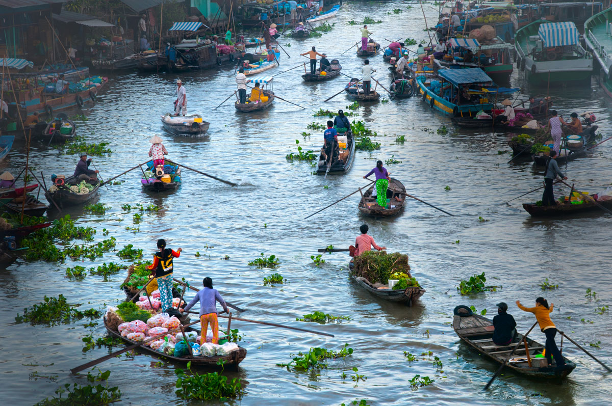 Chợ nổi Ngã Năm - Tour du lịch Sóc Trăng