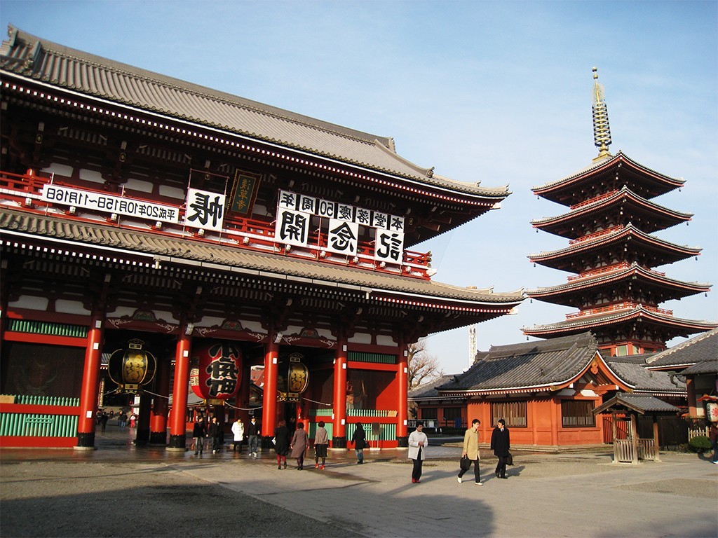 Du lịch Nhật Bản - Chùa Asakusa Kannon